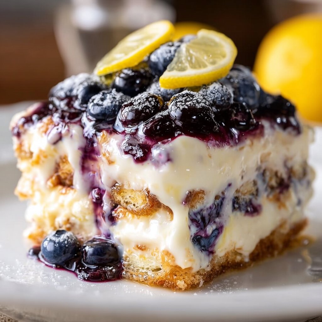 Lemon Blueberry Icebox Cake 4 Lemon Blueberry Icebox Cake