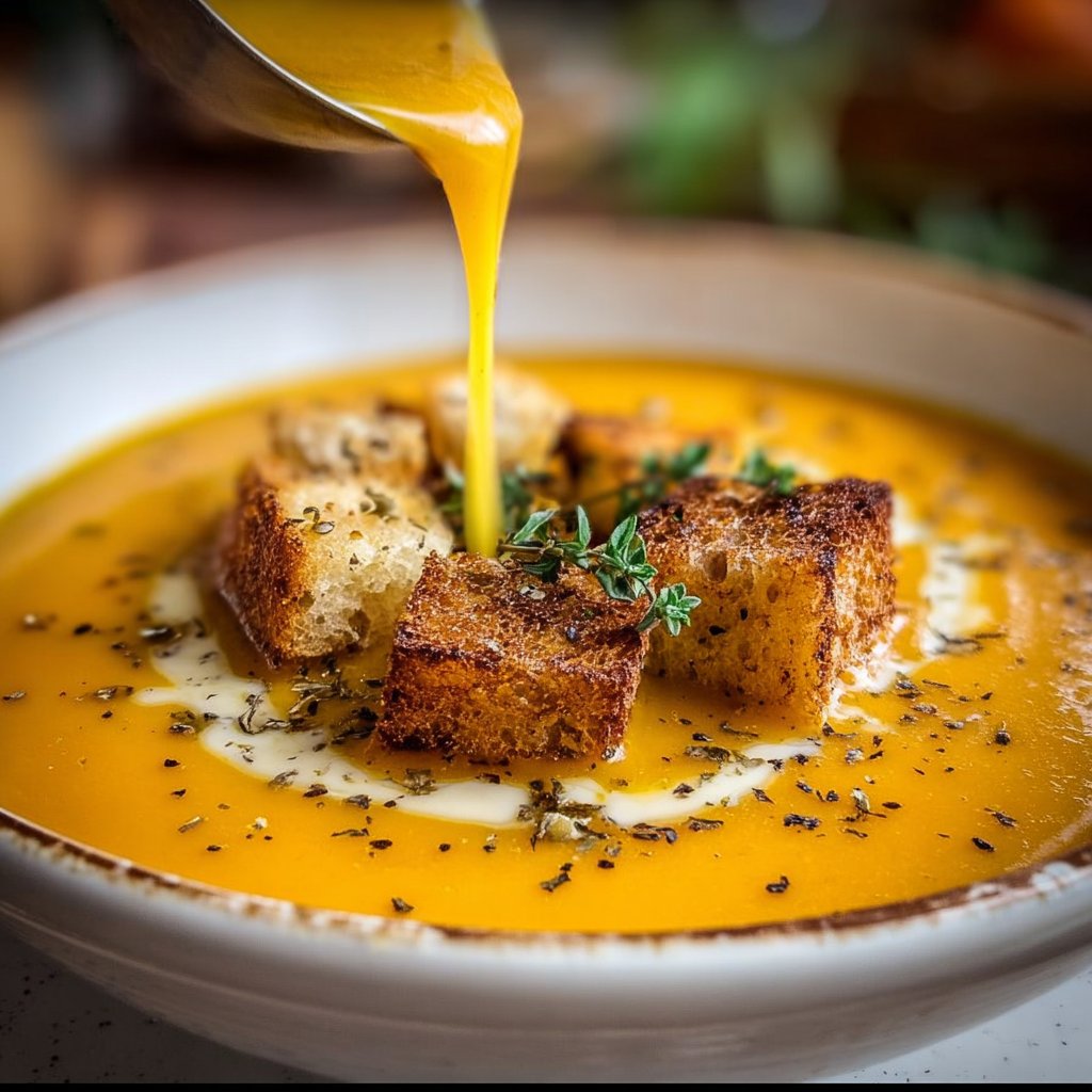 Roasted Butternut Squash Soup 4 Roasted Butternut Squash Soup