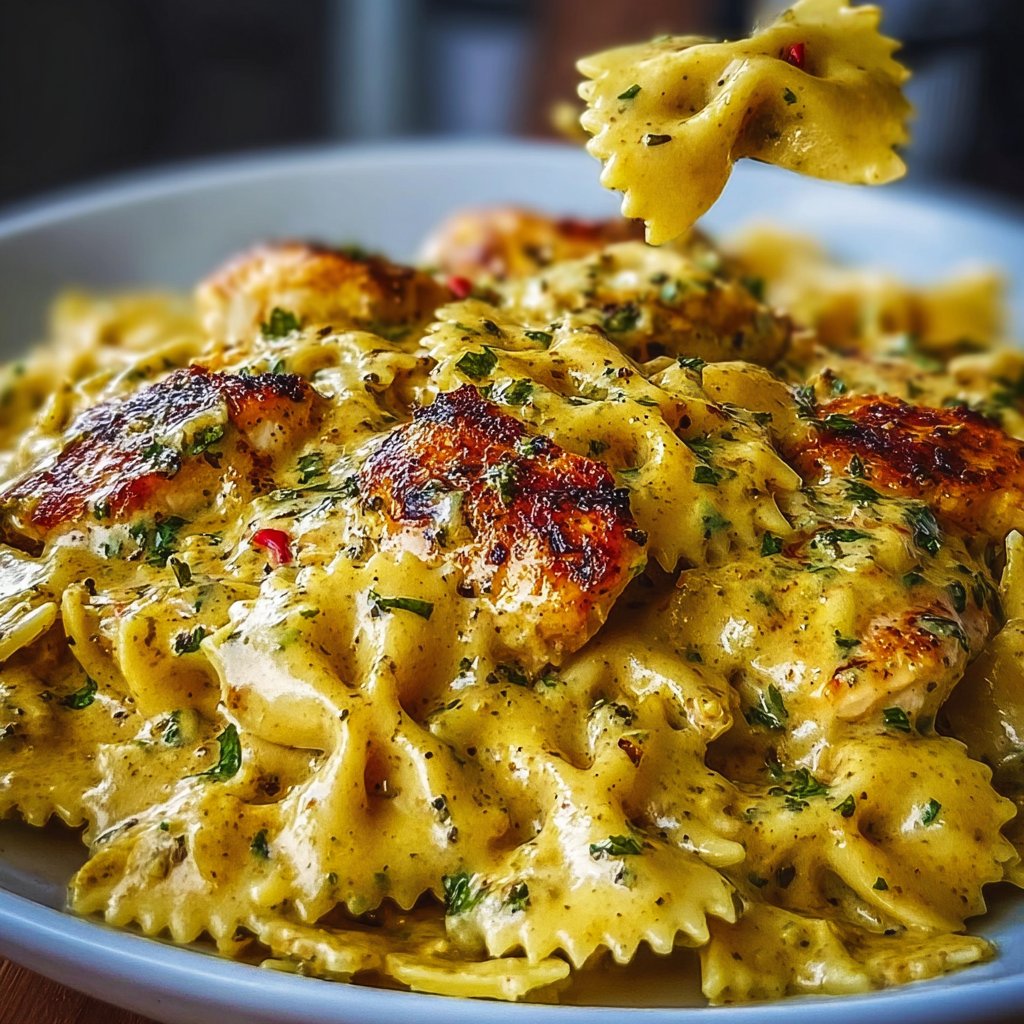 Mozzarella Garlic Butter Chicken Bowties In Cheesy Cream 4 Mozzarella Garlic Butter Chicken Bowties in Cheesy Cream