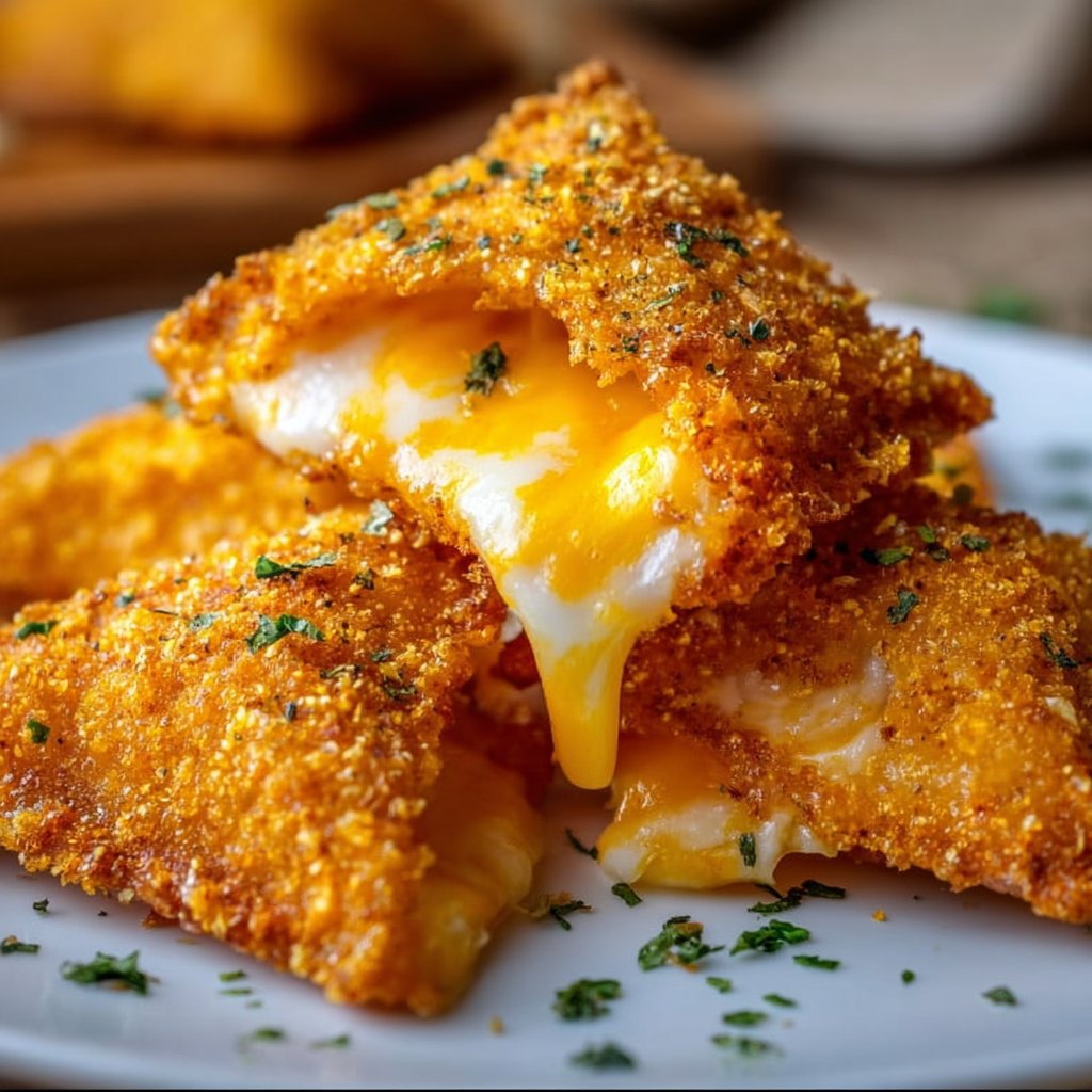 Fried Cheese Stuffed Doritos 4 Fried Cheese Stuffed Doritos