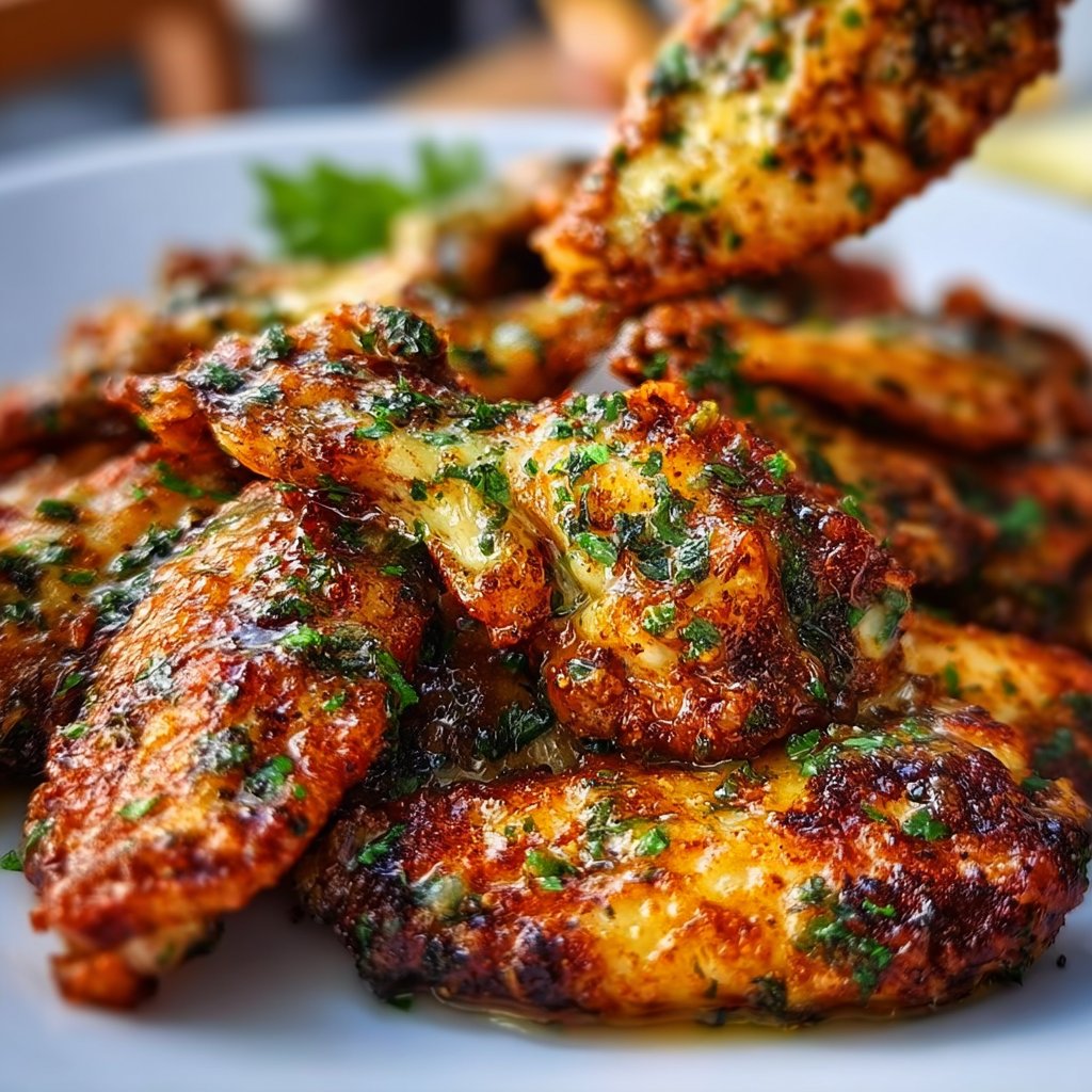 Cajun Garlic Chicken Wings 4 Cajun Garlic Chicken Wings