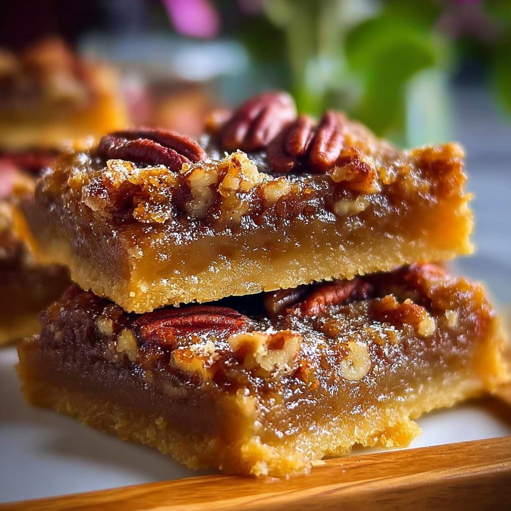 Simple Pecan Pie Bars 4 Simple Pecan Pie Bars