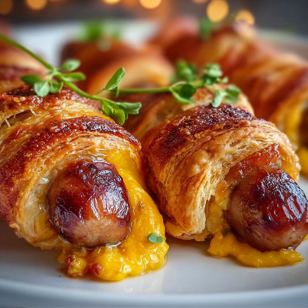 Breakfast Pigs In Blanket 4 Breakfast Pigs in Blanket
