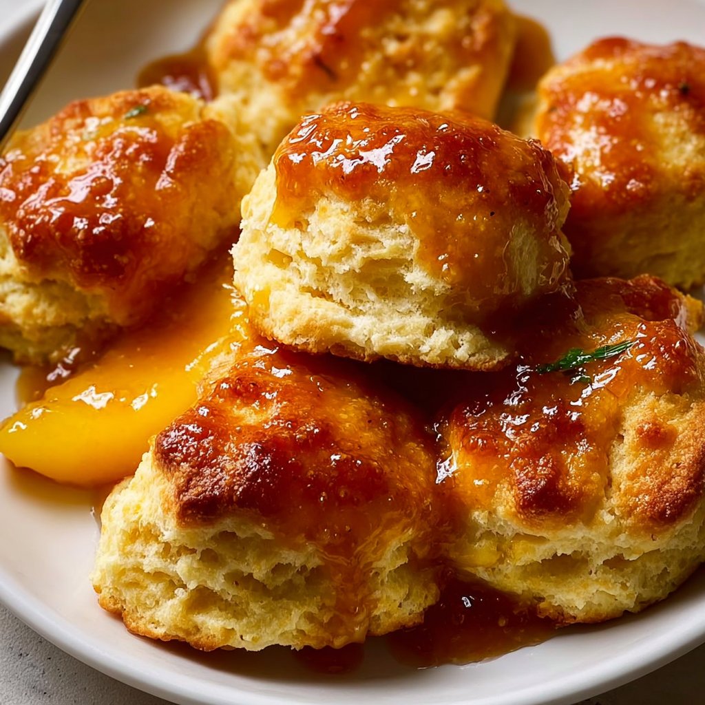 Peach Butter Swim Biscuits 4 Peach Butter Swim Biscuits