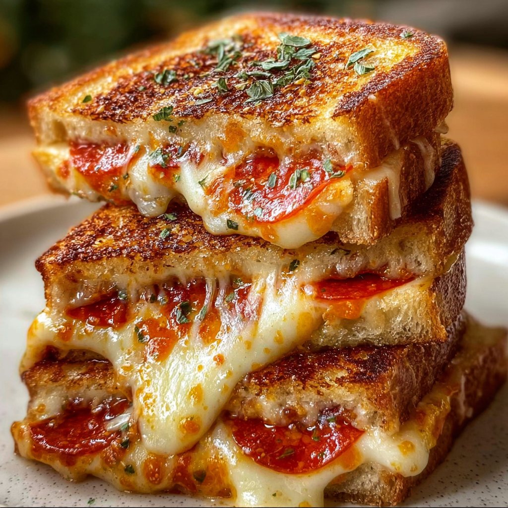 Pizza Grilled Cheese Sandwiches 4 Pizza Grilled Cheese Sandwiches