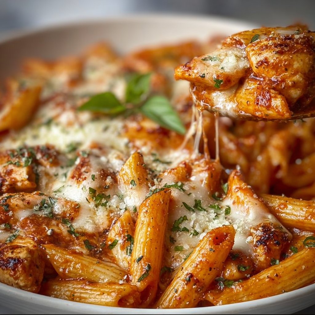 One-Pot Chicken Parmesan Pasta 4 One-Pot Chicken Parmesan Pasta
