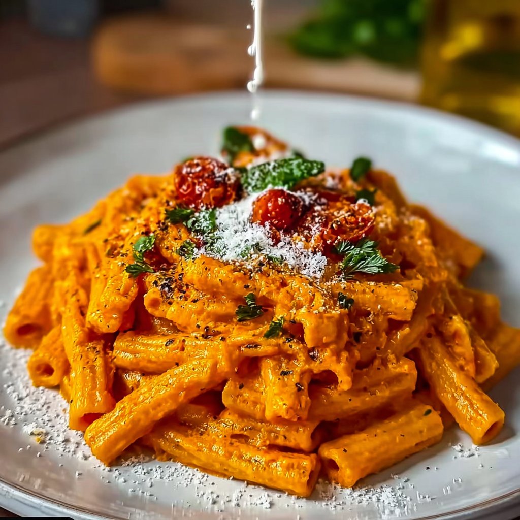 Creamy Tomato Garlic Pasta 4 Creamy Tomato Garlic Pasta