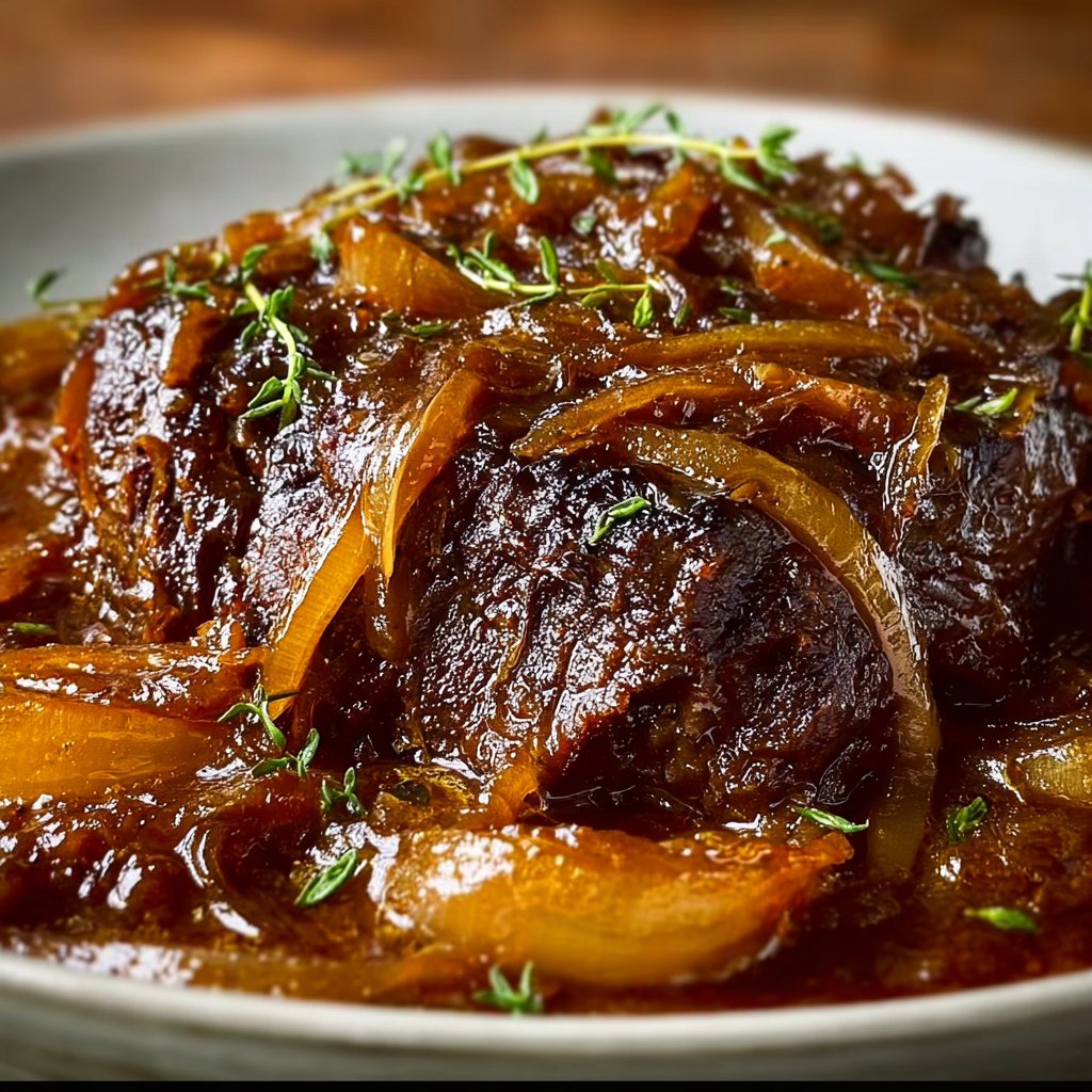 Caramelized French Onion Pot Roast 4 Caramelized French Onion Pot Roast