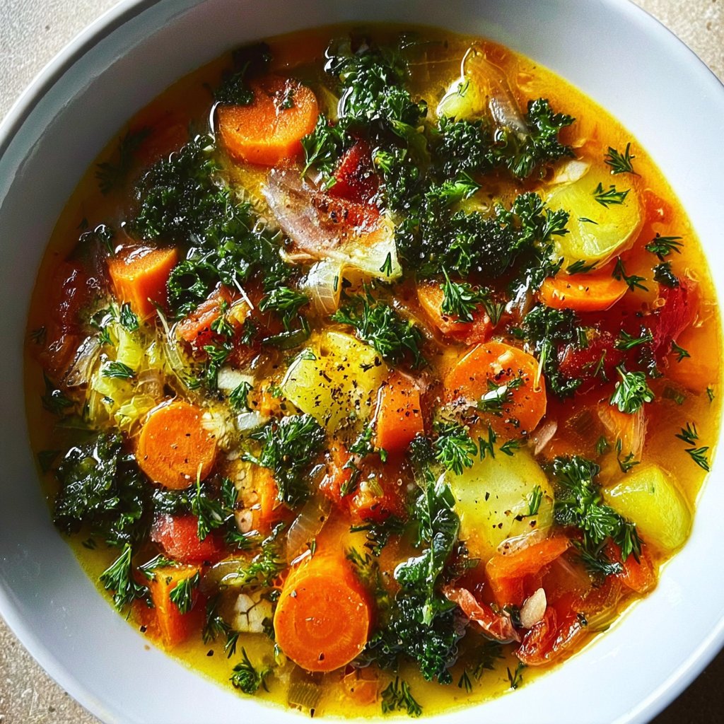 30-Minute Vegetable Detox Soup 4 30-Minute Vegetable Detox Soup