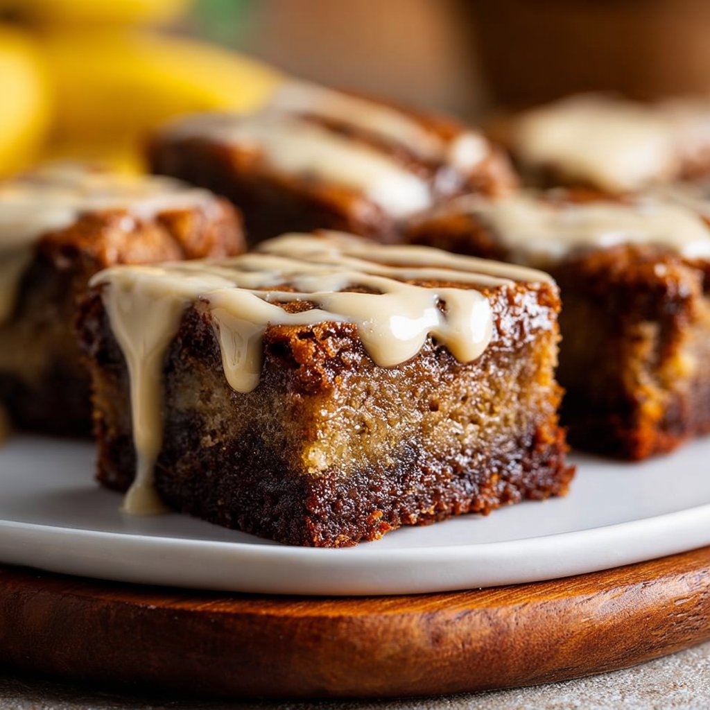 Banana Bread Brownies 4 Banana Bread Brownies
