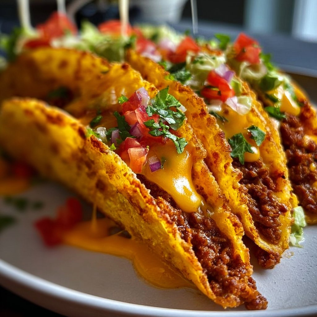 Cheesy Oven-Baked Tacos 4 Cheesy Oven-Baked Tacos