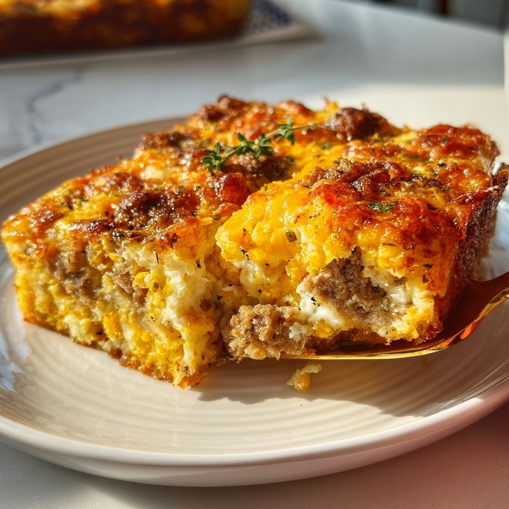Sausage Hashbrown Breakfast Casserole 4 Sausage Hashbrown Breakfast Casserole