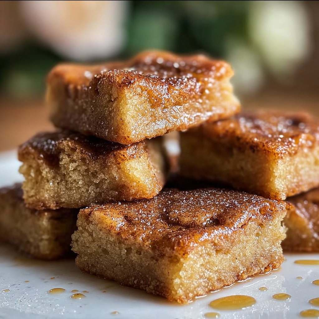 Cinnamon Sugar Blondies 4 Cinnamon Sugar Blondies
