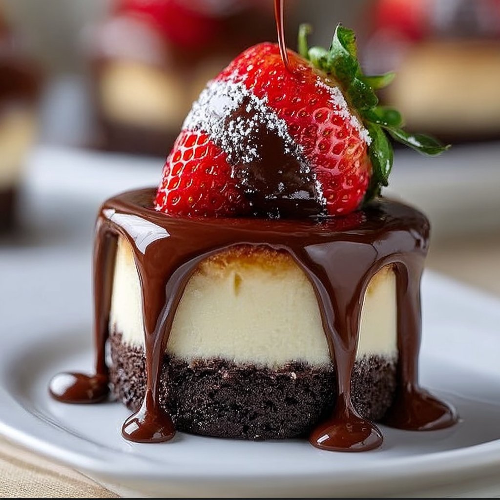 Chocolate-Dipped Strawberry Cheesecake 4 Chocolate-Dipped Strawberry Cheesecake