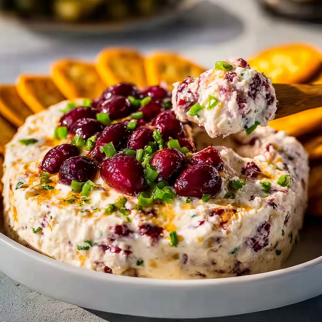 Cranberry Jalapeño Cream Cheese Dip 4 Cranberry Jalapeño Cream Cheese Dip