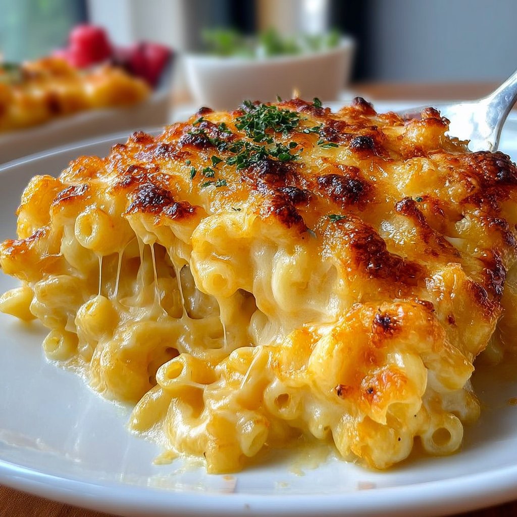 Creamy Baked Macaroni And Cheese 4 Creamy Baked Macaroni and Cheese