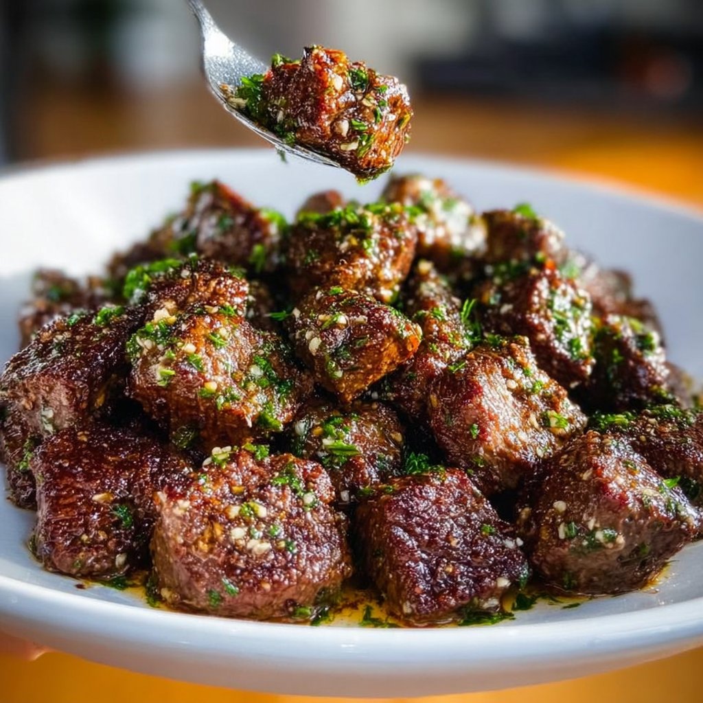 Crockpot Garlic Butter Steak Bites 4 Crockpot Garlic Butter Steak Bites