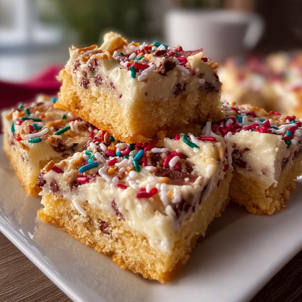 Christmas Sugar Cookie Bars 4 Christmas Sugar Cookie Bars