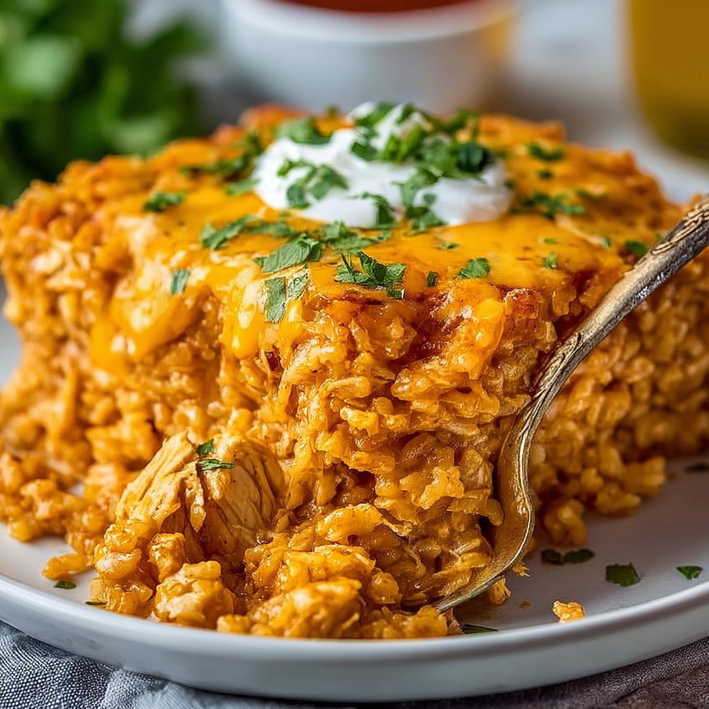 Chicken Enchilada Rice Casserole 4 Chicken Enchilada Rice Casserole