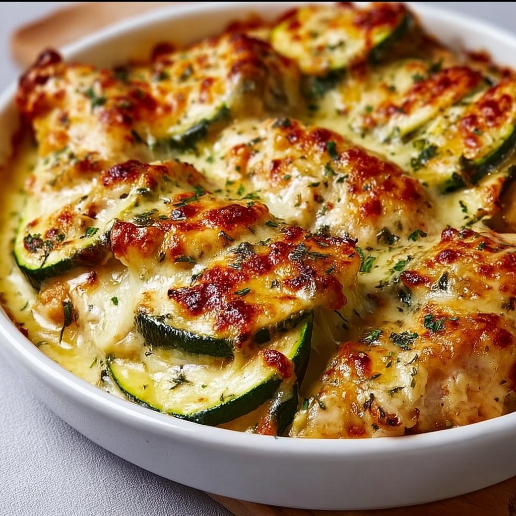 Chicken Zucchini Bake 4 Chicken Zucchini Bake
