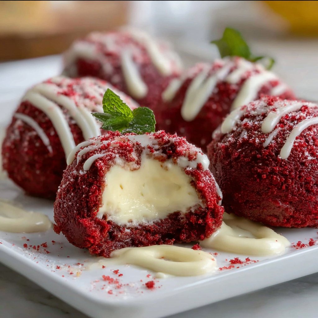 Red Velvet Snowballs 4 Red Velvet Snowballs