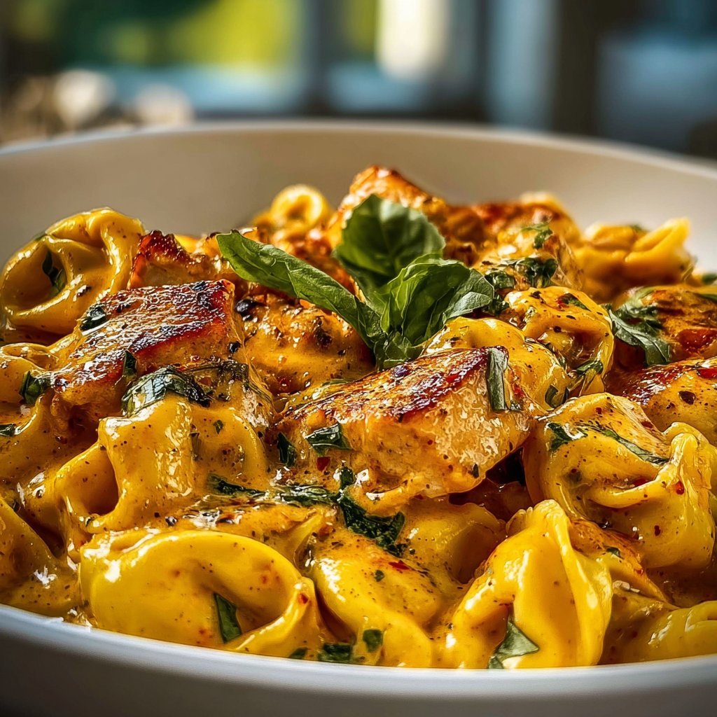 One Pot Spicy Garlic Butter Chicken Tortellini 4 One Pot Spicy Garlic Butter Chicken Tortellini