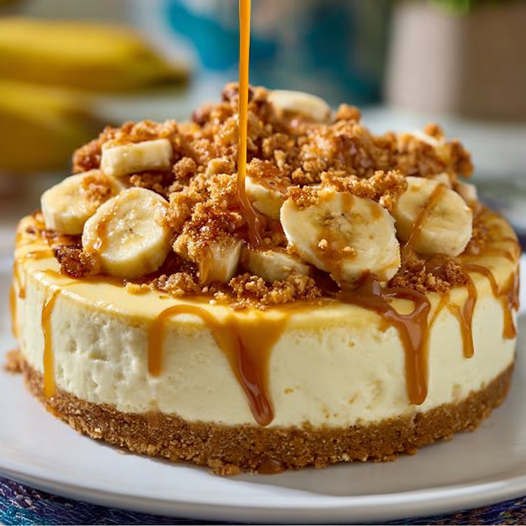 Banana Pudding Crunch Cheesecake 4 Banana Pudding Crunch Cheesecake