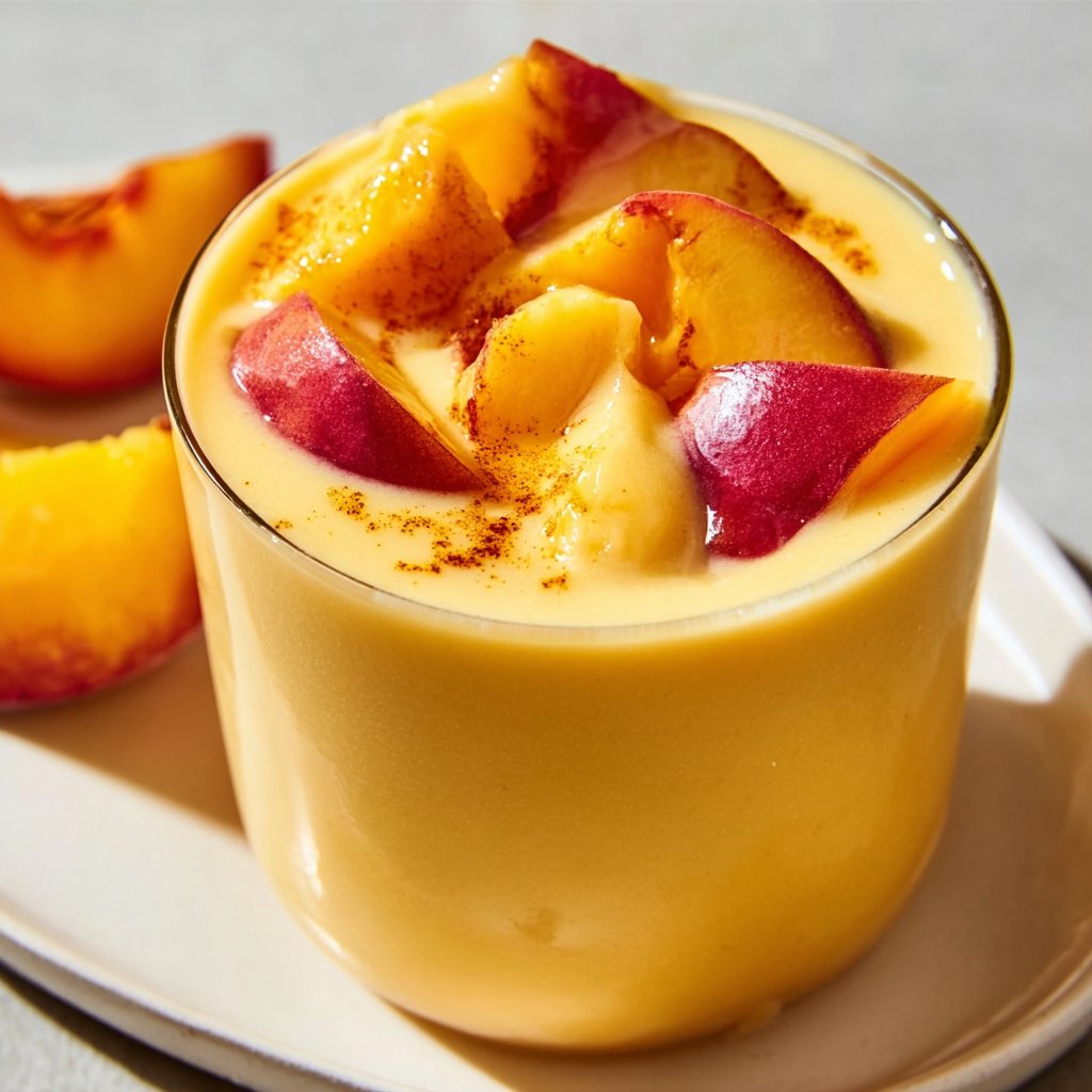 Peach Smoothie 4 Peach Smoothie
