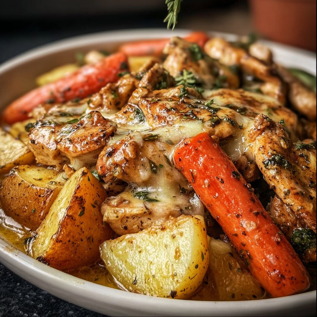 Slow Cooker Garlic Butter Chicken And Veggies 4 Slow Cooker Garlic Butter Chicken and Veggies