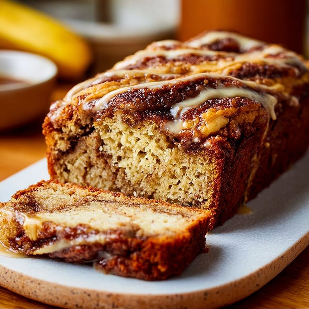 Southern Banana Nut Bread With A Cinnamon Twist 4 Southern Banana Nut Bread with a Cinnamon Twist