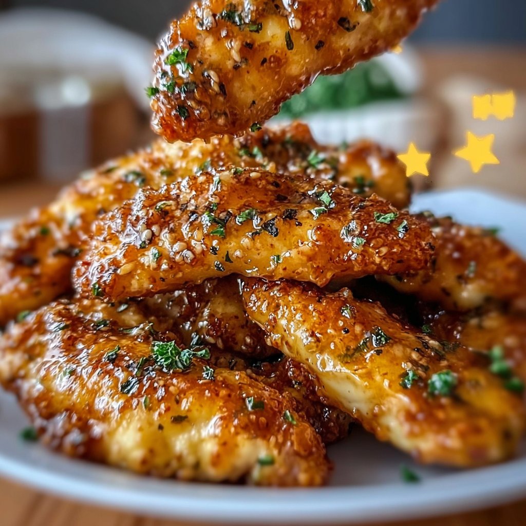 Air Fryer Honey Butter Garlic Chicken Tenders 4 Air Fryer Honey Butter Garlic Chicken Tenders