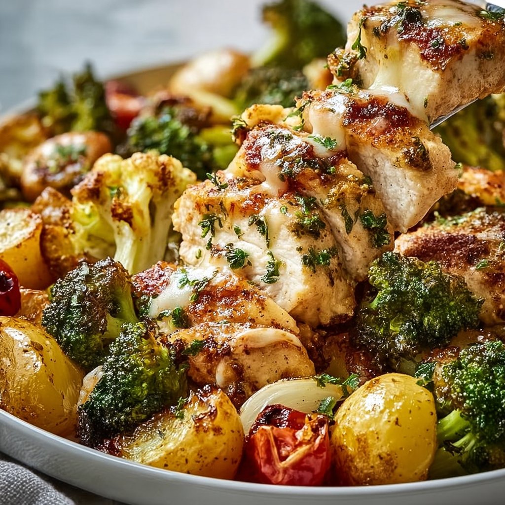 Sheet Pan Garlic Butter Chicken And Veggies 4 Sheet Pan Garlic Butter Chicken and Veggies