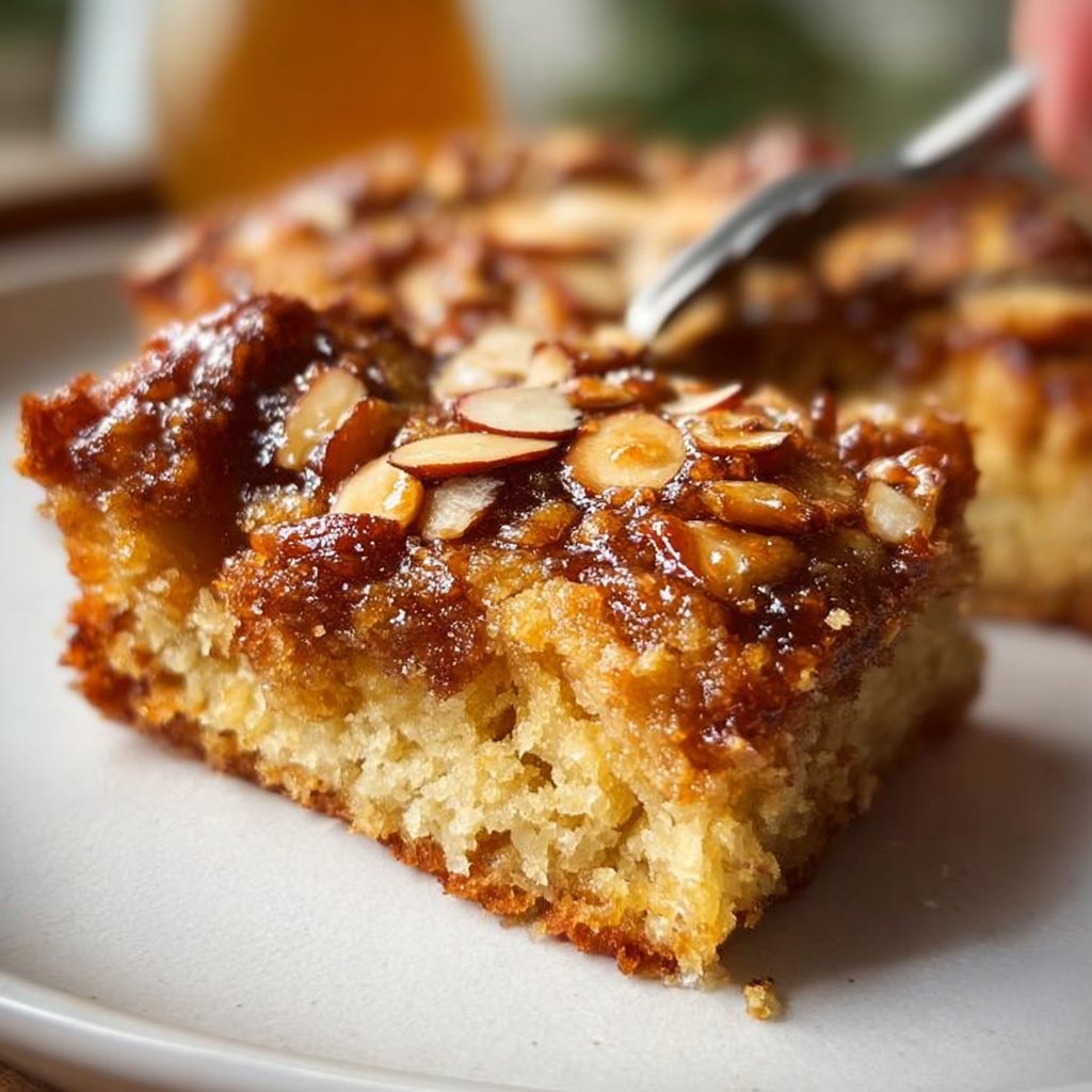 Almond Croissant Blondies 4 Almond Croissant Blondies