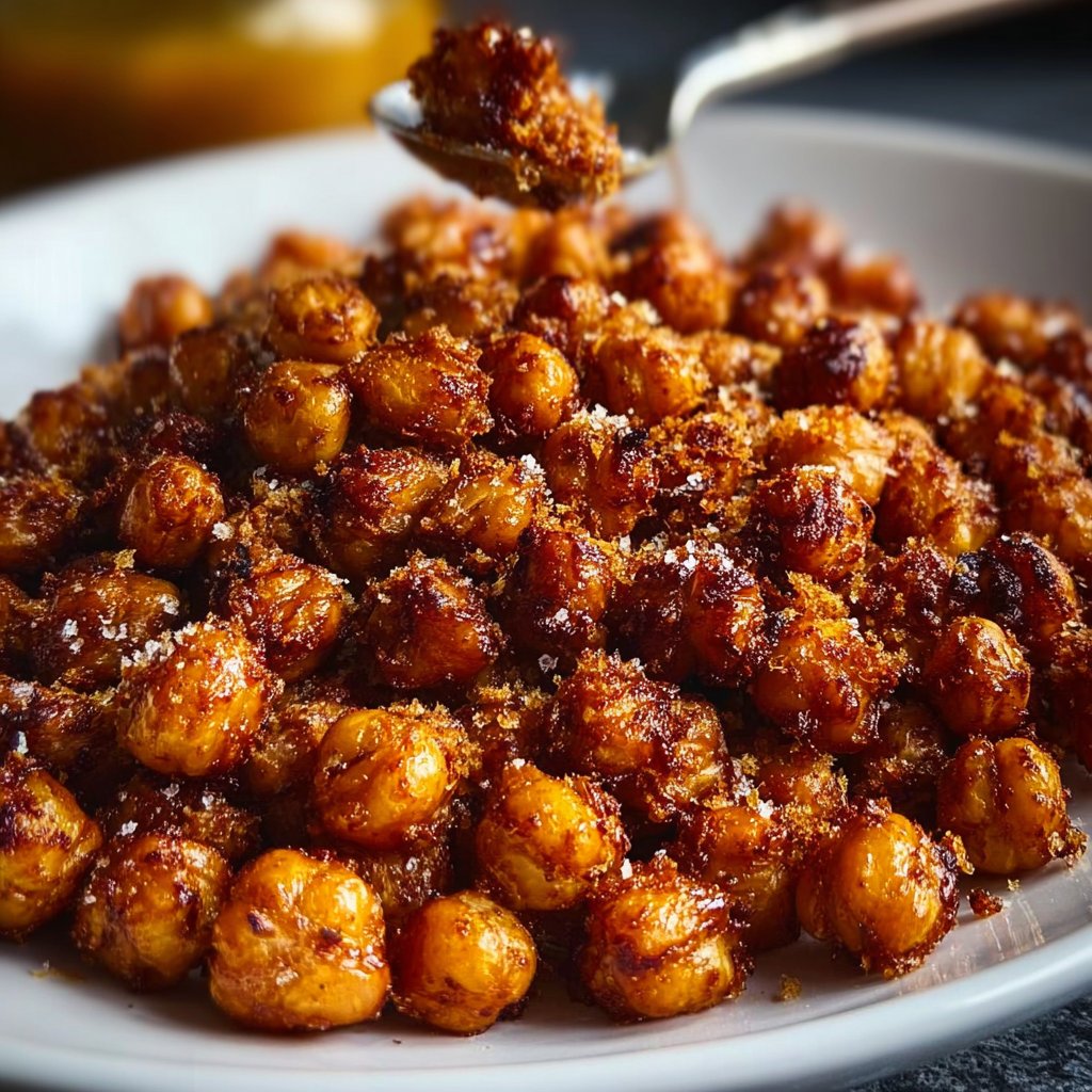 Sweet Cinnamon Sugar Roasted Chickpeas 4 Sweet Cinnamon Sugar Roasted Chickpeas
