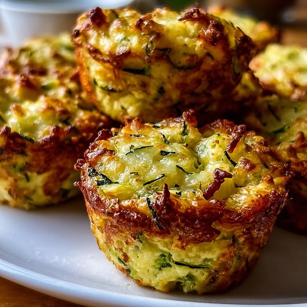 Crispy Parmesan Zucchini Potato Muffins 4 Crispy Parmesan Zucchini Potato Muffins