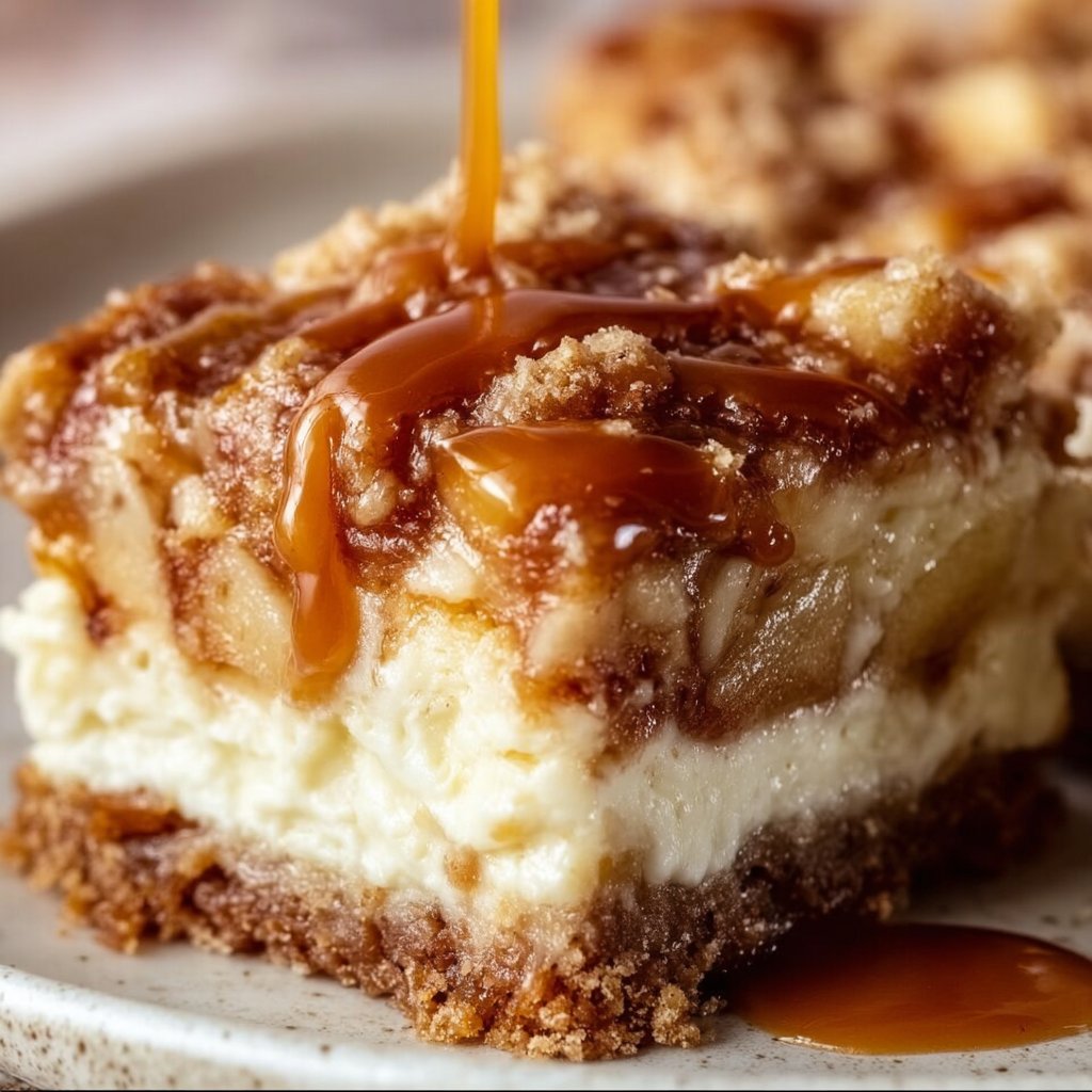 Caramel Apple Cheesecake Bars 4 Caramel Apple Cheesecake Bars