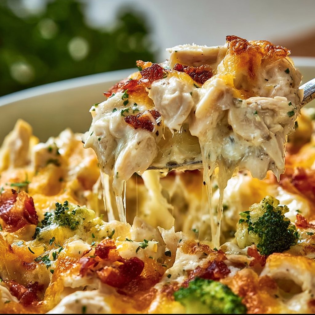 Creamy Low Carb Chicken Casserole 4 Creamy Low Carb Chicken Casserole