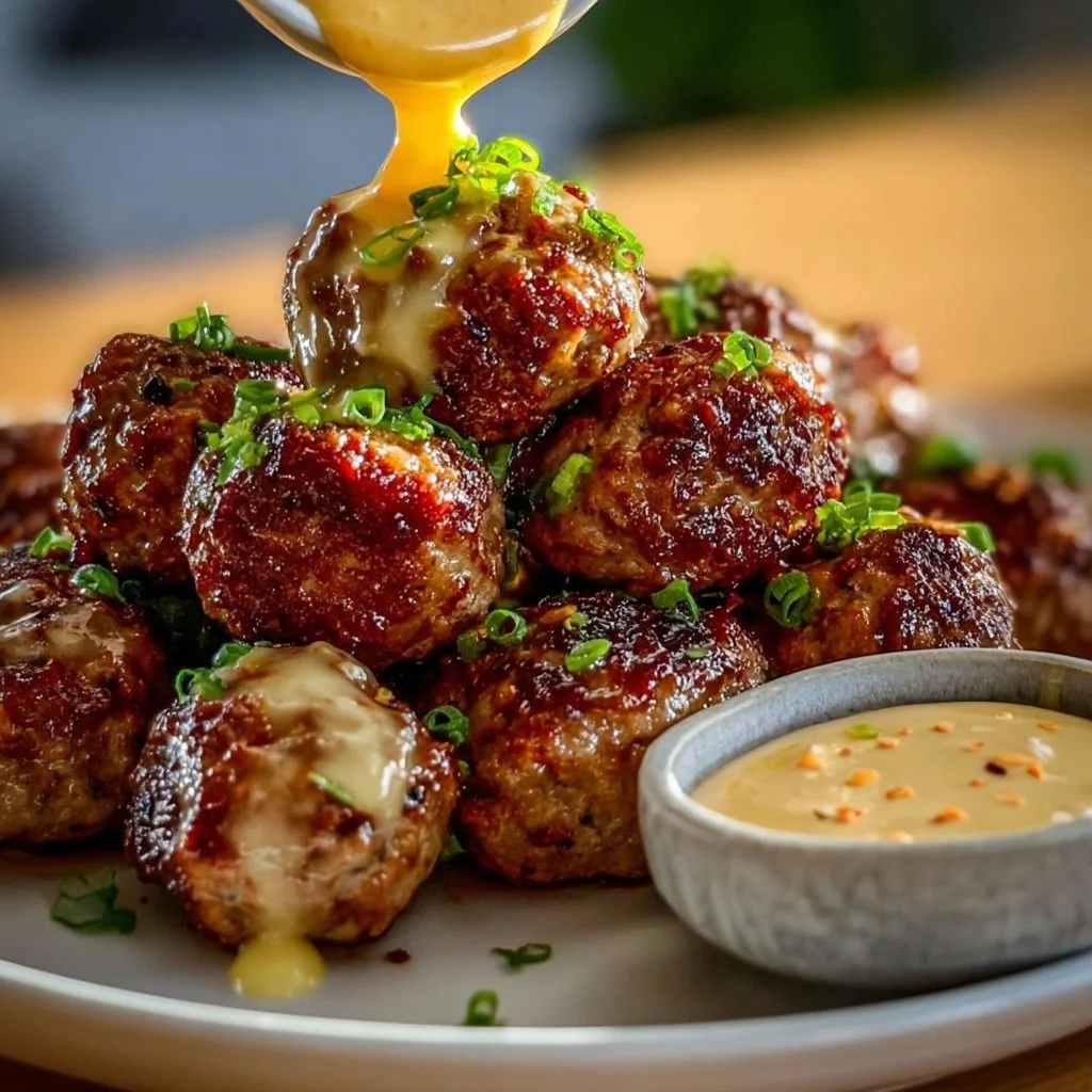 Best Korean Bbq Meatballs With Spicy Mayo Dip 4 Best Korean BBQ Meatballs with Spicy Mayo Dip