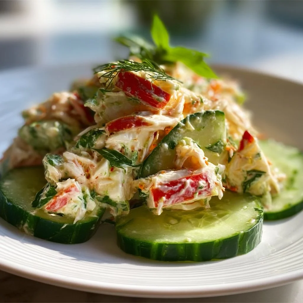 Cucumber Crab Salad 4 Cucumber Crab Salad