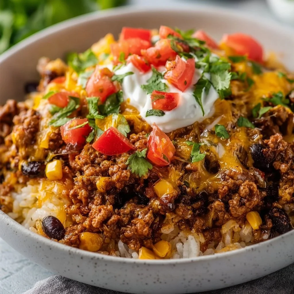 Delicious Ground Beef Burrito Bowl 4 Delicious Ground Beef Burrito Bowl