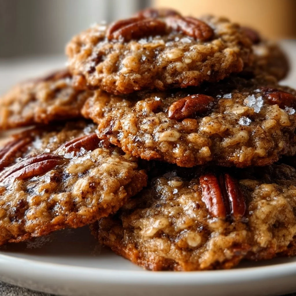 Delicious Sourdough Pecan Pie Oatmeal Cookies 4 Delicious Sourdough Pecan Pie Oatmeal Cookies
