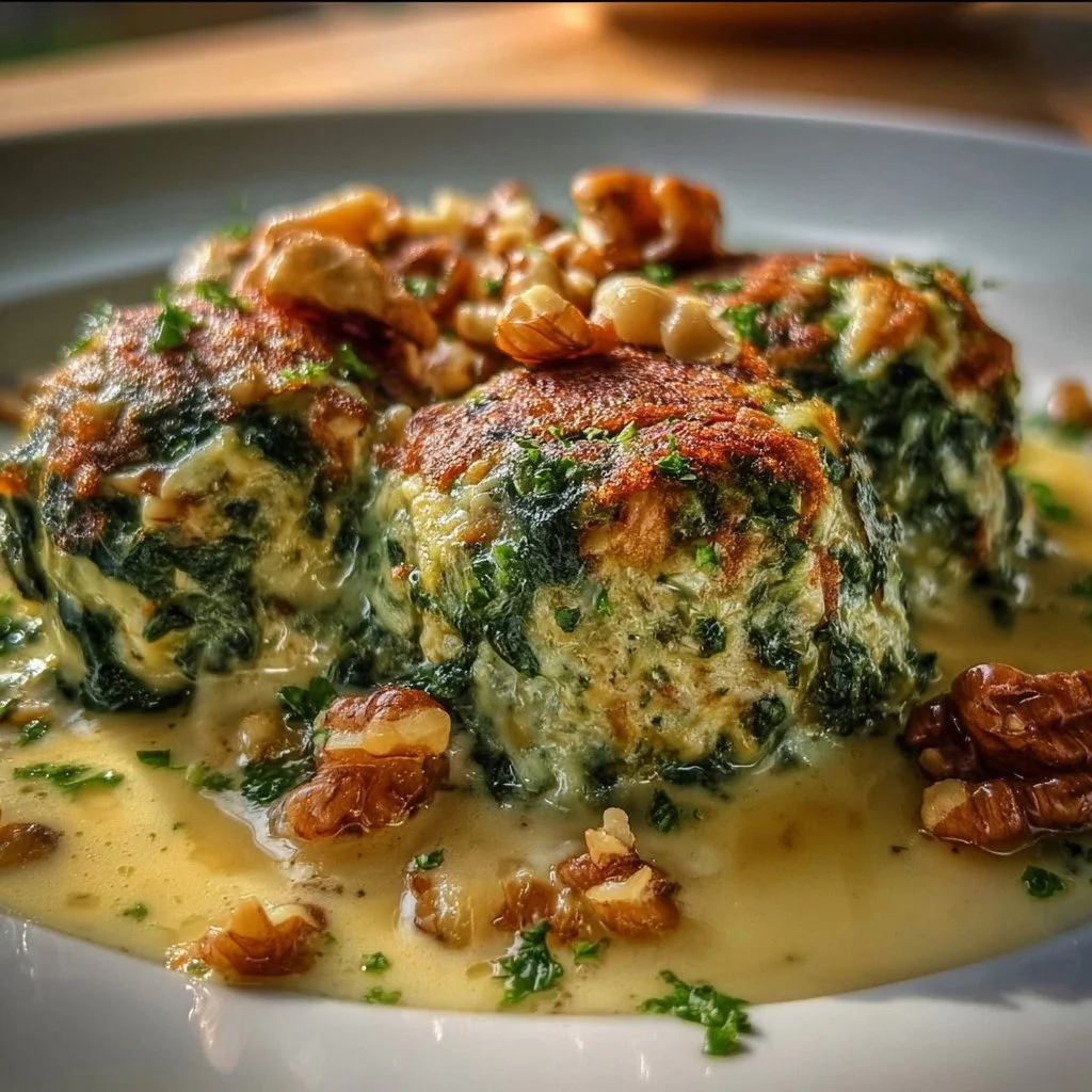 Delicious Walnut Spinach Dumplings 4 Delicious Walnut Spinach Dumplings