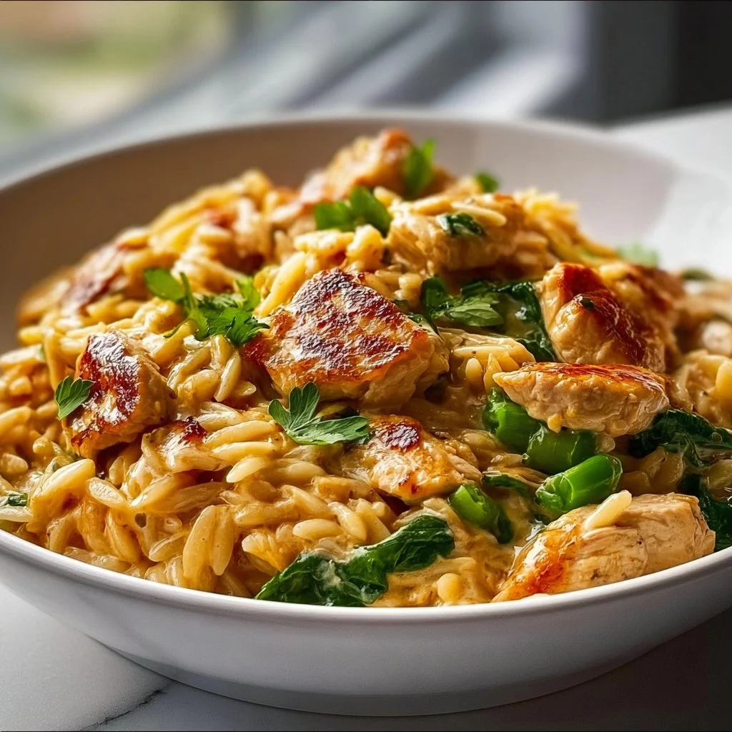 Easy High Protein Chicken Orzo 5 Easy High Protein Chicken Orzo