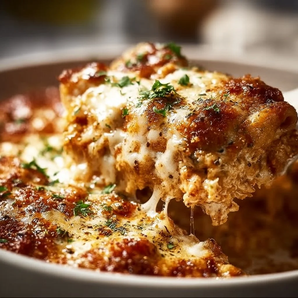 Hearty High Protein Chicken Parmesan Casserole 5 Hearty High Protein Chicken Parmesan Casserole