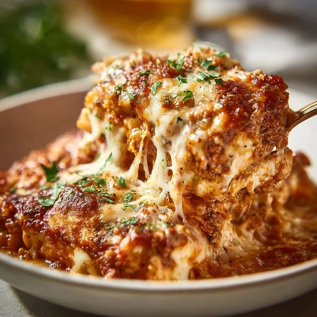 Hearty High Protein Chicken Parmesan Casserole 4 Hearty High Protein Chicken Parmesan Casserole