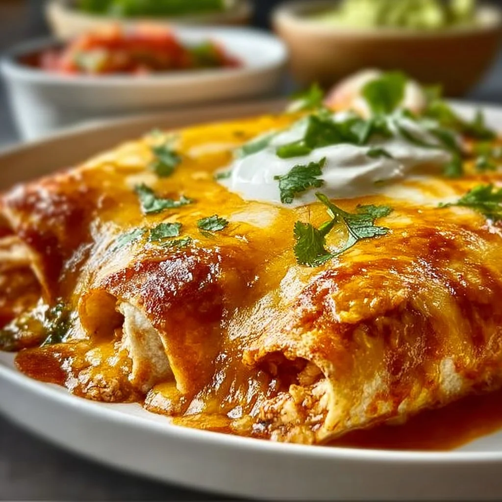 High Protein Chicken Enchiladas 5 High Protein Chicken Enchiladas