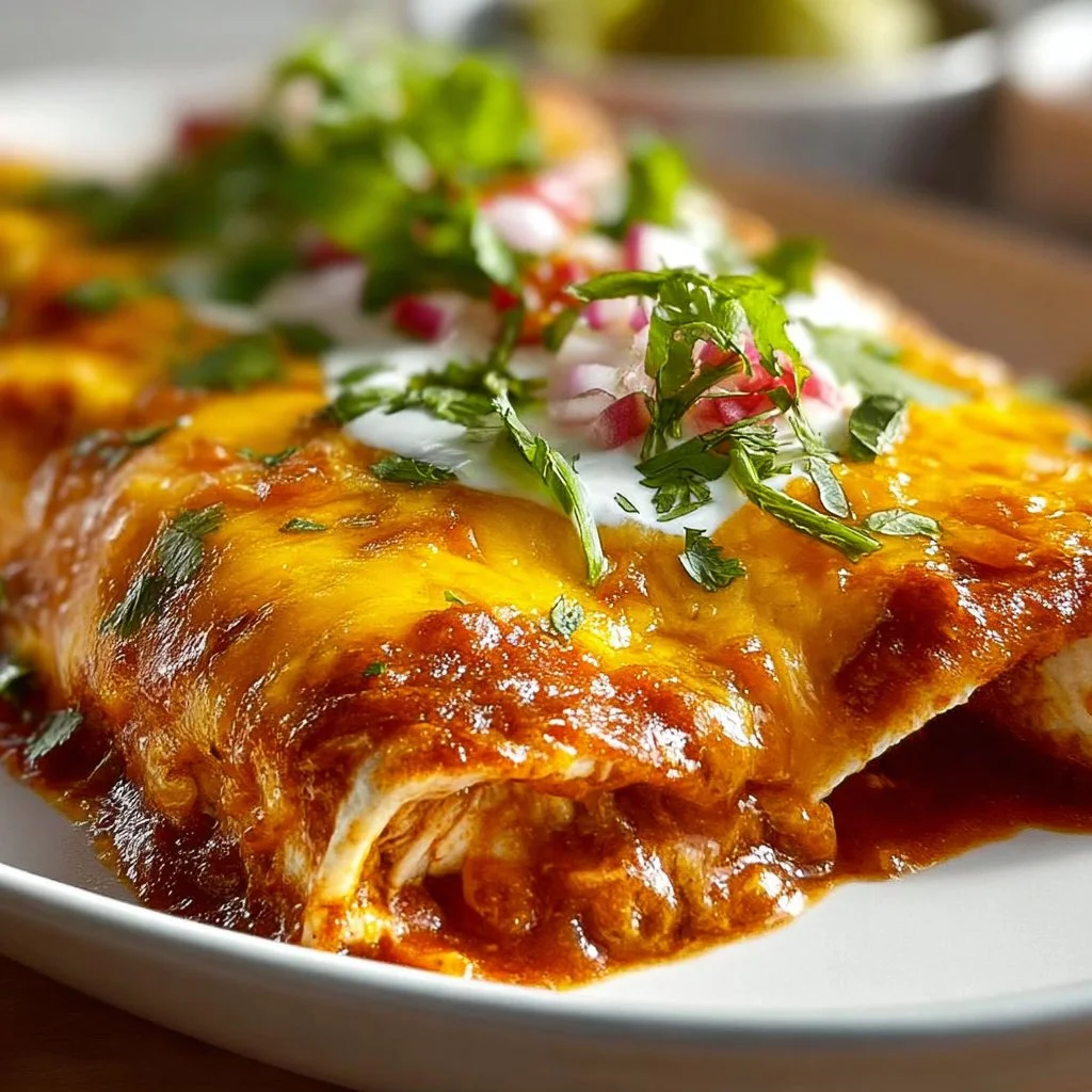 High Protein Chicken Enchiladas 4 High Protein Chicken Enchiladas