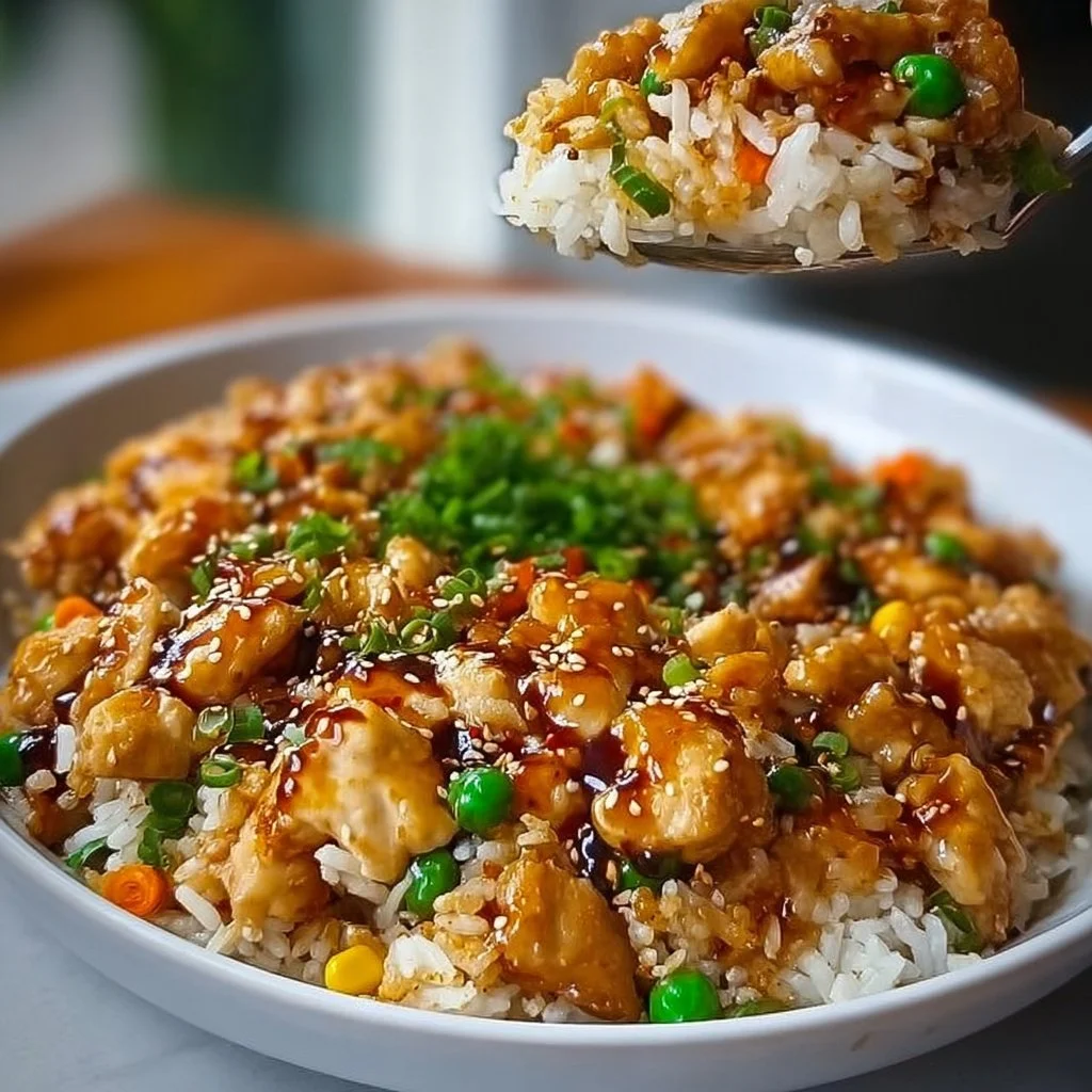 High Protein Crispy Garlic Chicken Fried Rice 4 High Protein Crispy Garlic Chicken Fried Rice
