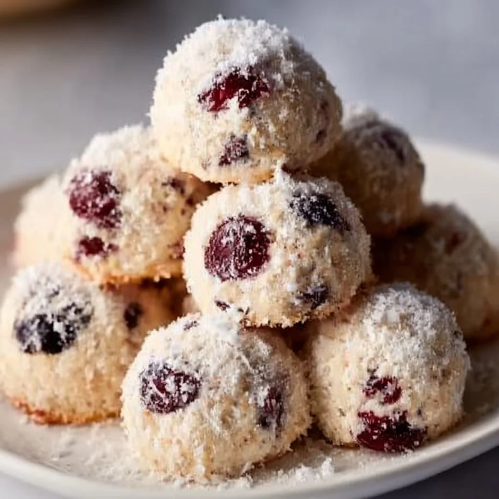 Irresistible Cherry Snowball Cookies 4 Irresistible Cherry Snowball Cookies