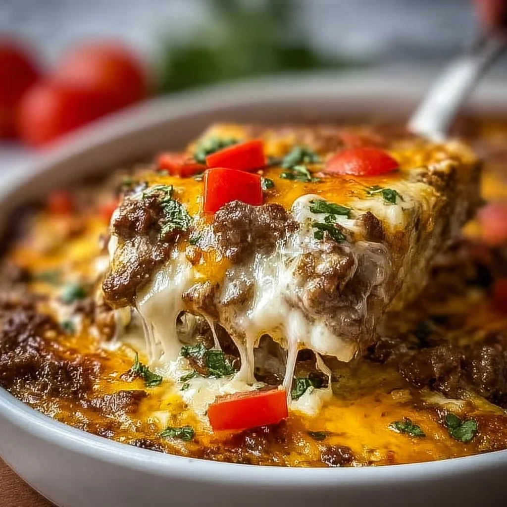 Low Carb Philly Cheesesteak Casserole 4 Low Carb Philly Cheesesteak Casserole
